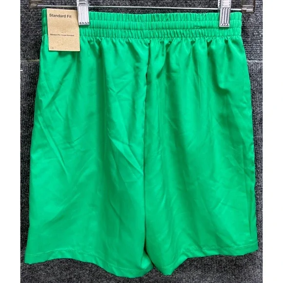 Nike Athletic Shorts DRI-FIT Standard Fit Green Kids Size L - Picture 2 of 10